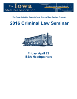 as of 4-28-2016 - The Iowa State Bar Association