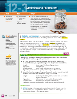 Section 3 - Algebra 1