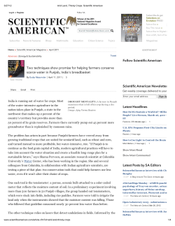 Scientific American Newsletter Latest Headlines Latest Posts by SA