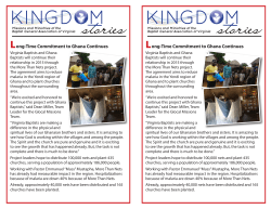 kingdom kingdom - Baptist General Association of Virginia