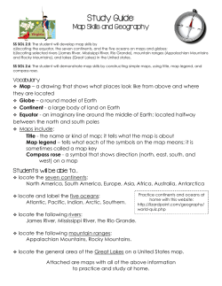 Map Skills Study Guide