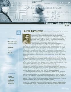 Sacred Encounters - St. Joseph Hospital of Orange