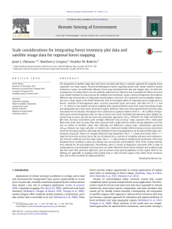 Scale considerations for integrating forest inventory plot data and