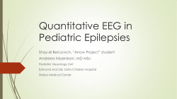 Quantitative EEG in Pediatric Epilepsies