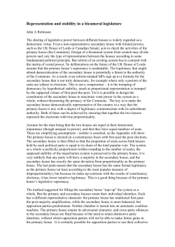 A Bicameral System for Proportionality and Stability