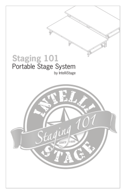 IntelliStage Staging 101 User Manual