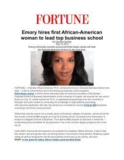 Emory hires first African-American woman to lead top business school