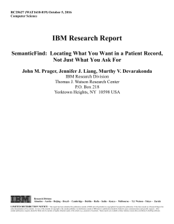 Locating What You Want in a Patient Record, Not