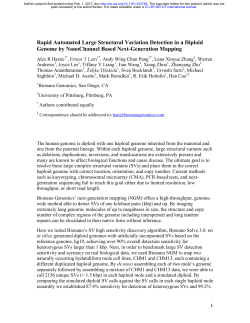 Rapid Automated Large Structural Variation Detection in a Diploid