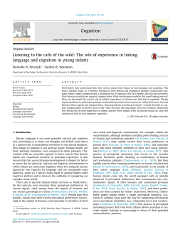 Listening to the calls of the wild: The role of experience in linking