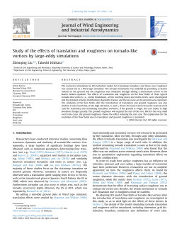 Study of the effects of translation and roughness on tornado