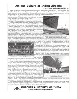 Art and Culture at Indian Airports