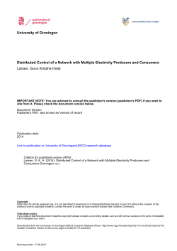 Distributed Control of a Network with Multiple Electricity Producers