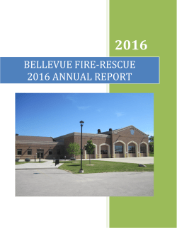 2016 Fire Department Annual Report