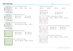 ACDC traces quiz