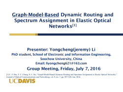 Graph-model-based dynamic routing and spectrum assignment in