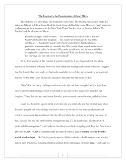 student sample essay #1 - Weber State University