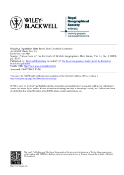 FREE - Mapping population data from zone centroid locations