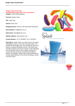 Tangle Teezer South Africa