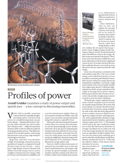 Profiles of power
