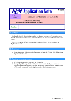 Sodium Hydroxide for Alumite