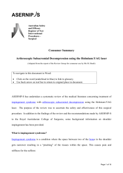 asernip s - Royal Australasian College of Surgeons
