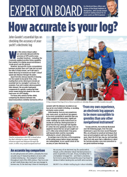 How to check the accuracy of your log