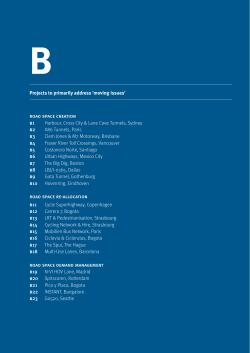 TfL Roads Review: Part B19-23