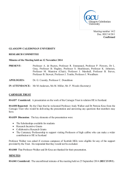 Meeting number 14/2 Doc. REC14/20/1 Confirmed GLASGOW