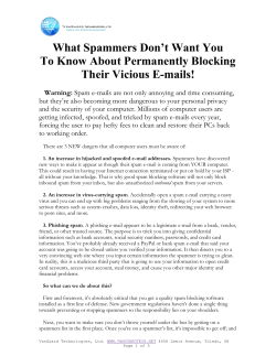 5 Simple Ways To Avoid Getting An Avalanche of Spam