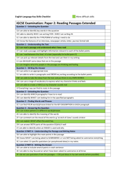 English Revision Strategies