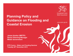 Planning Policy and Guidance on Flooding and Coastal