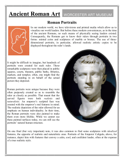 Roman Portraits - Worcester Art Museum