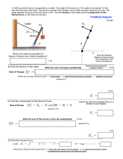 RFx = FNx - FT cos(90c - i)=0 - sdsu