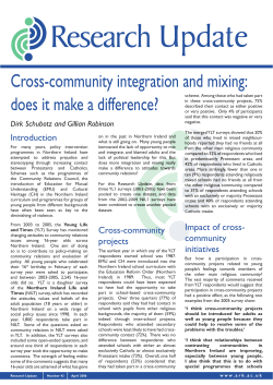 Cross-community integration and mixing: does it make a difference?