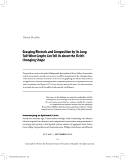 Grasping Rhetoric and Composition by Its Long Tail