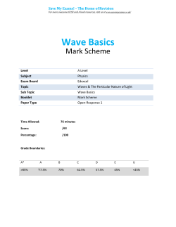 Wave Basics - SAVE MY EXAMS!