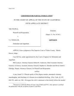 PEOPLE v. WHEELER | FindLaw