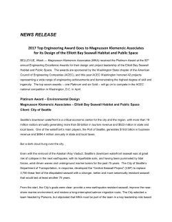 news release - ACEC Washington