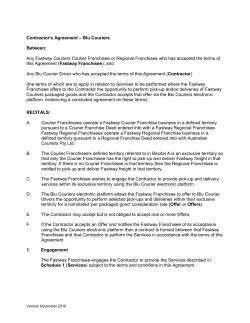 Terms and conditions