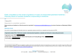 Guidelines on compounding of medicines