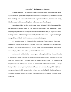 Angels Don t Get Tattoos .A Summary