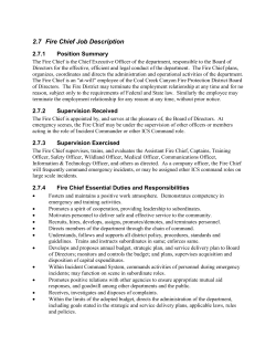 2.7 Fire Chief Job Description - Coal Creek Canyon Fire Department