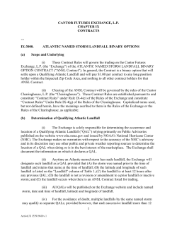 CX Contract Rules - ANSL Rule IX-3000