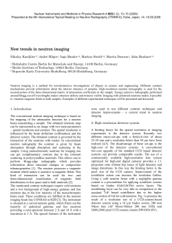 New trends in neutron imaging - Helmholtz