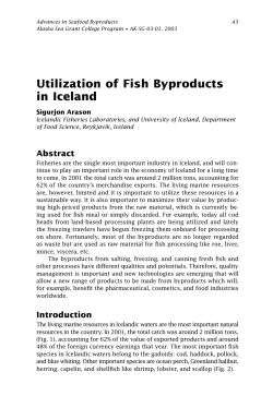 Advances in Seafood Byproducts - the National Sea Grant Library