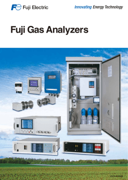 Fuji Gas Analyzers - Fuji Electric Corp. of America