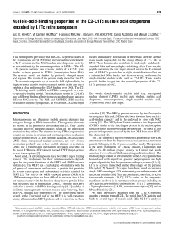 Nucleic-acid-binding properties of the C2