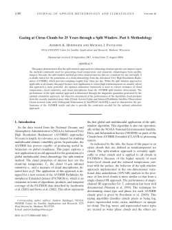 Gazing at Cirrus Clouds for 25 Years through a Split Window. Part I