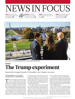 The Trump experiment